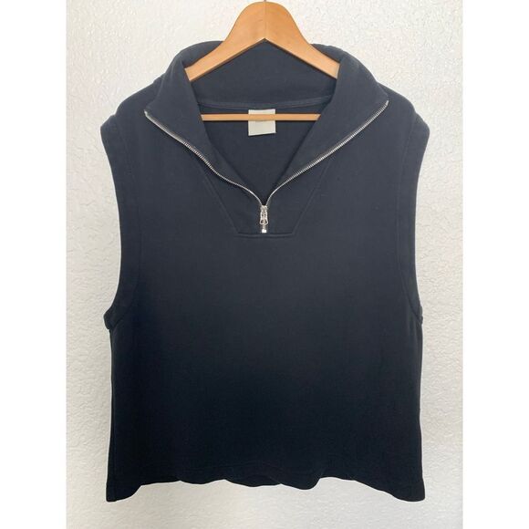 VARLEY Magnolia 2.0 Half-Zip Tank in Black Size XL - Picture 5 of 12